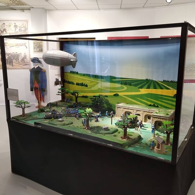 Exposition playmobil musee genie an gers dominique bethune