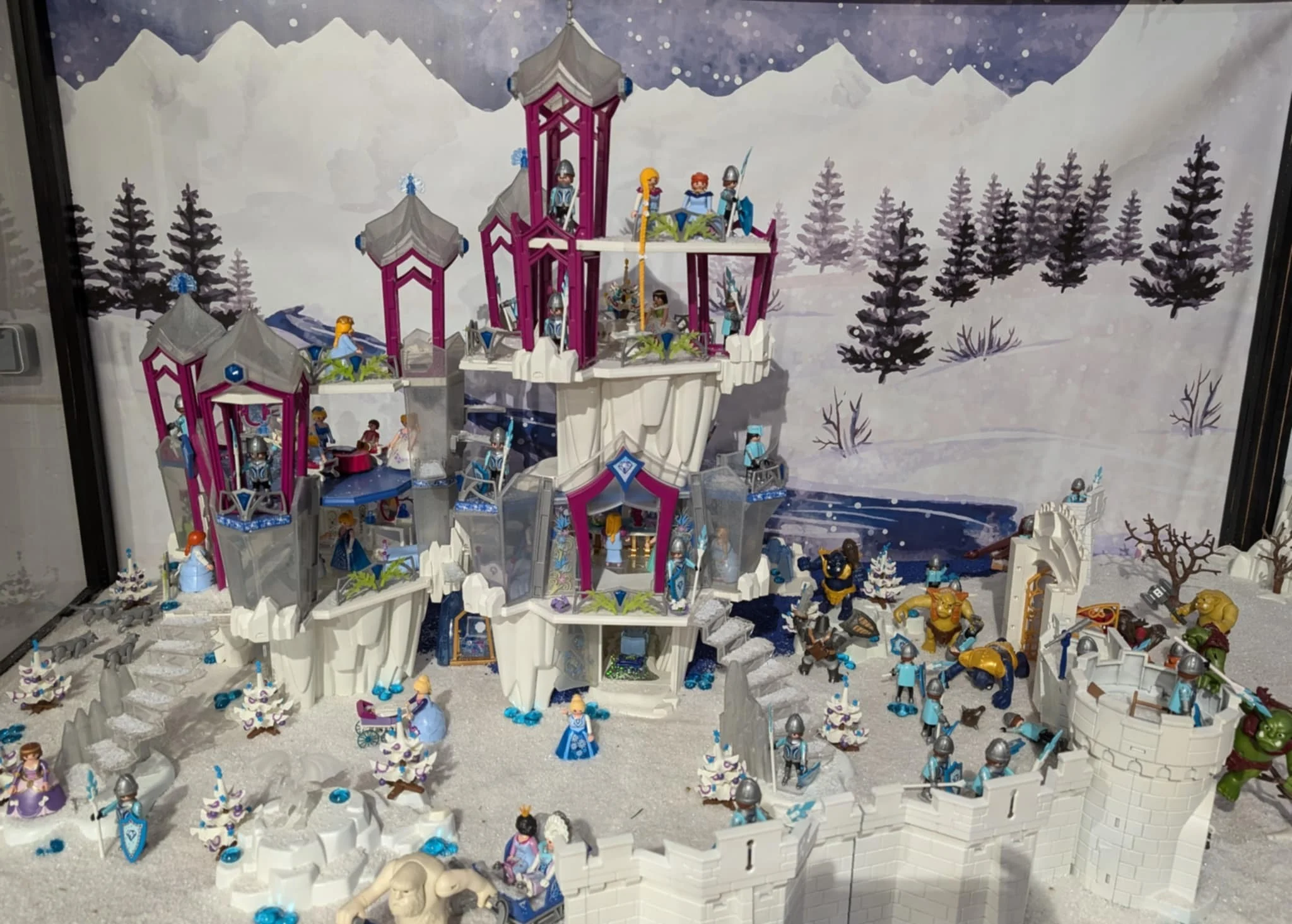 Exposition playmobil noel chateau glace 2