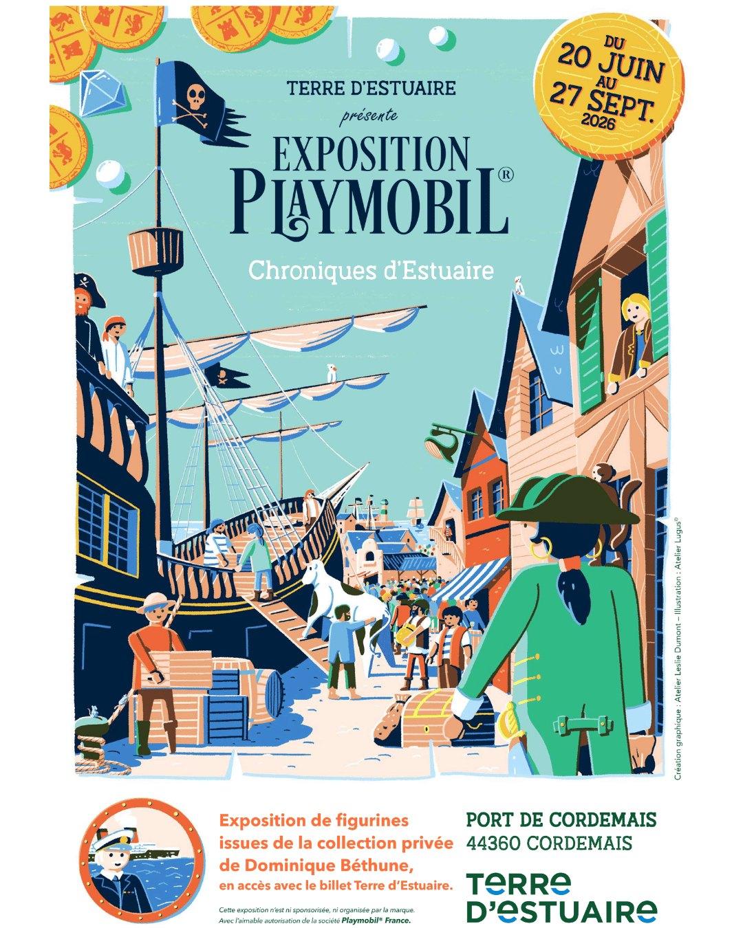 Affiche estuaire expo playmo ludik expo